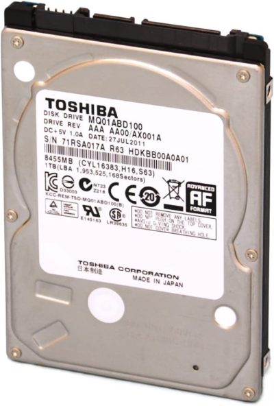 Disco Duro Toshiba HHD 1TB 2.5 Re-acondicionado