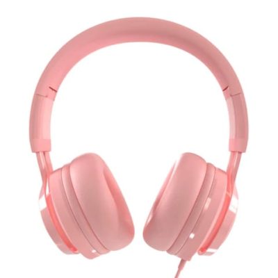 Audifonos Cutie XTECH XTH-355 alambricos rosa para niños