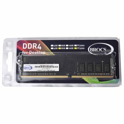 MEMORIA RAM DDR4 DE 8GB PARA PC, 2666 BROCS