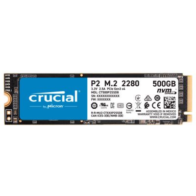 SSD Crucial P2 500 GB PCIe M.2 2280 SSD