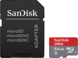 Memoria Micro SD Sandisk Ultra 64GB