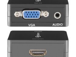 Convertidor de VGA a HDMI con audio 3.5mm 1080p Steren