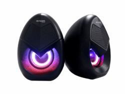 Bocina 2.0 Argom Combat Gaming S62 USB/3,5mm 2.5W Negro